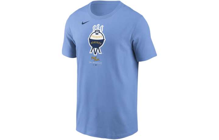 Nike Nike Milwaukee Brewers City Connect Logo Men's Nike Mlb T Shirt