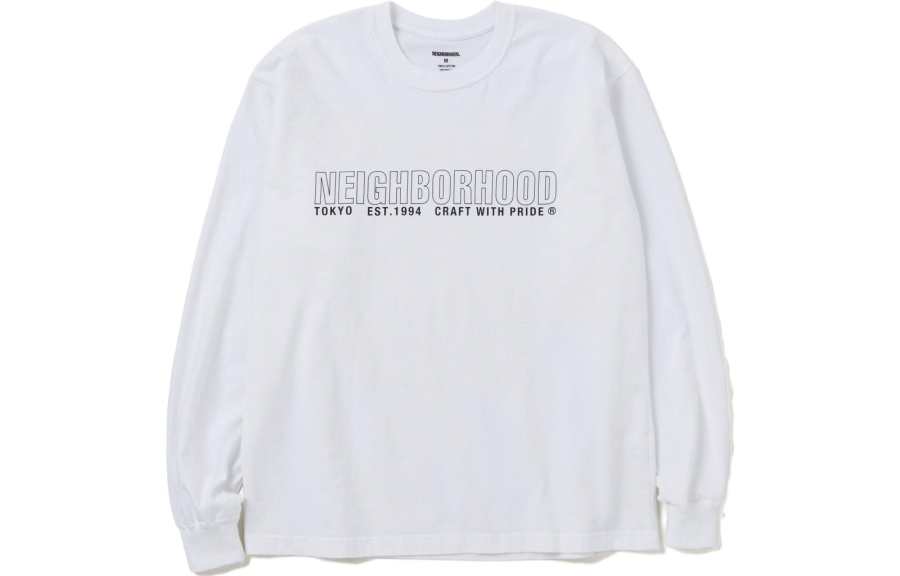 NEIGHBORHOOD T Shirts Men's Crew Neck Moderate Straight Fit