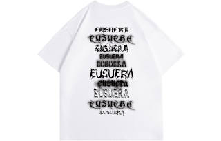 EUSU T Shirts Unisex Crew Neck Thin Heavyweight