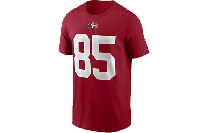Nike Nike T Shirts Men's Scarlet Crew Neck Moderate Straight Fit