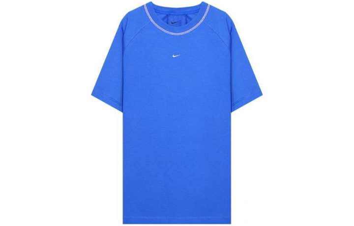 Nike Nike T Shirts Men's Blue Crew Neck Moderate