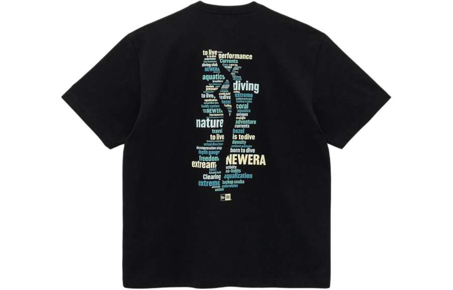 New Era SS24 T Shirt Unisex Black