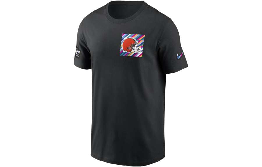 Nike Nike T Shirts Men's Black Crew Neck Moderate Straight Fit