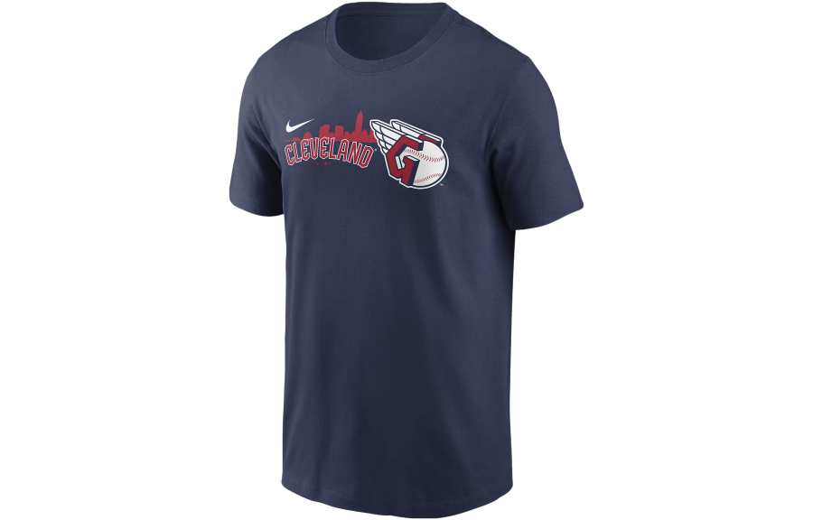 Nike Nike X MLB T Shirts Men's Marine Blue Crew Neck Moderate Straight Fit