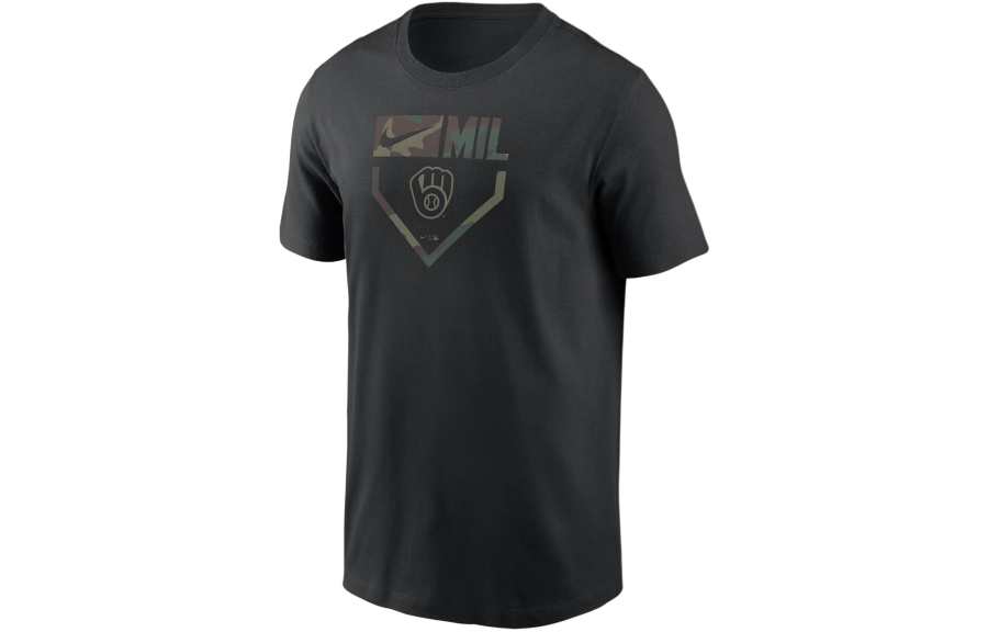 Nike Nike Milwaukee Brewers Camo T Shirt Men's Black