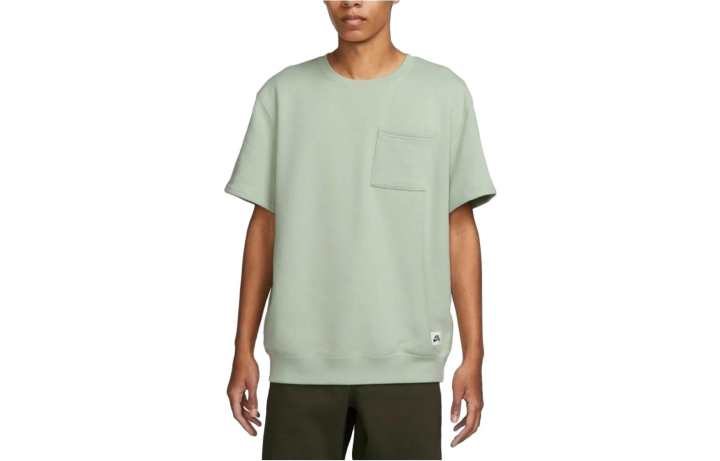 Nike Nike T Shirts Men's Green Crew Neck Moderate Straight Fit