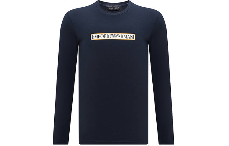 EMPORIO ARMANI FW23 T Shirt Men's Navy Blue