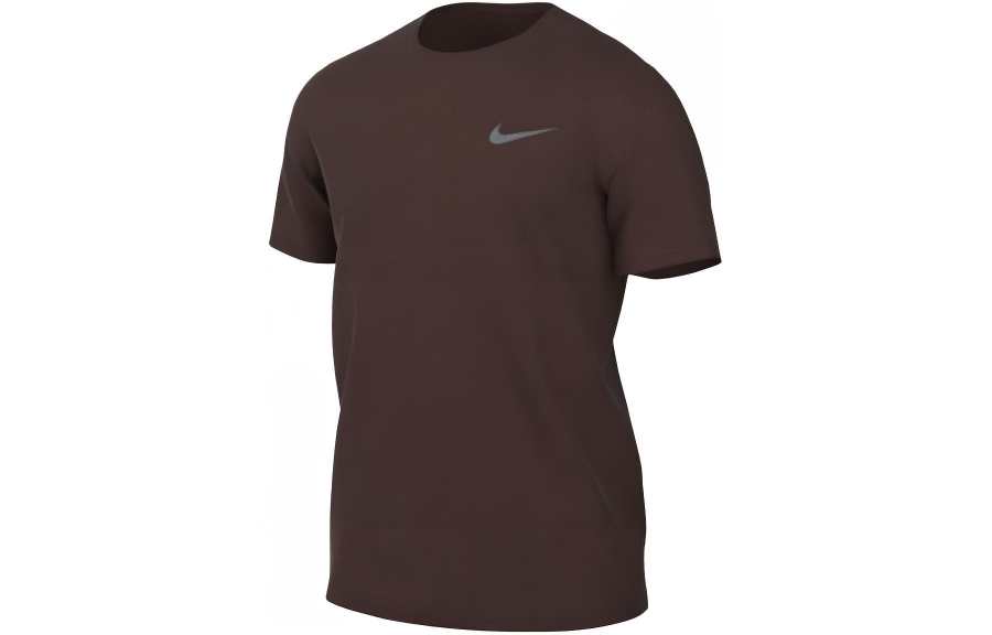 Nike Nike T Shirts Men's Brown Crew Neck Moderate Straight Fit
