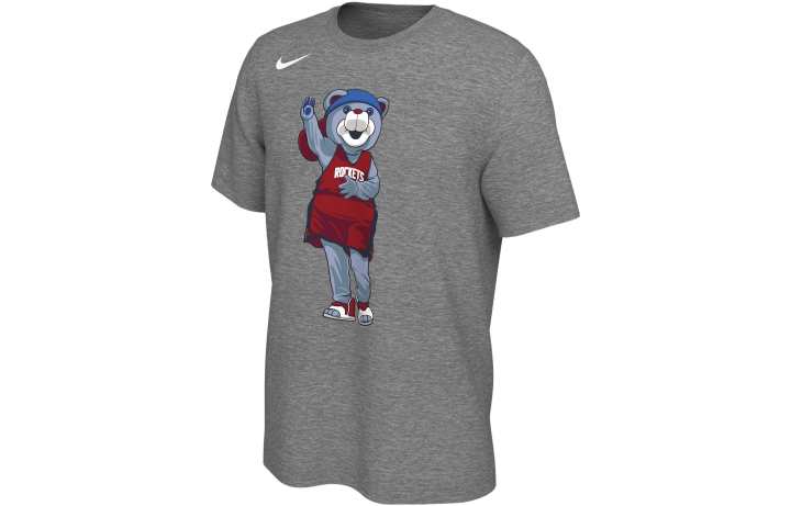 Nike Nike T Shirts Men's Gray Crew Neck Moderate Straight Fit