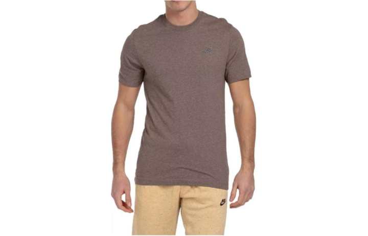 Nike Nike T Shirts Men's Brown Crew Neck Moderate