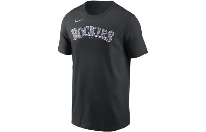 Nike Nike X MLB T Shirts Men's Black Crew Neck Moderate Straight Fit