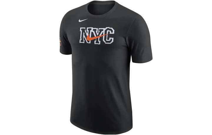 Nike Nike New York Knicks City Edition T Shirt City Edition, New York Knicks Men's Black