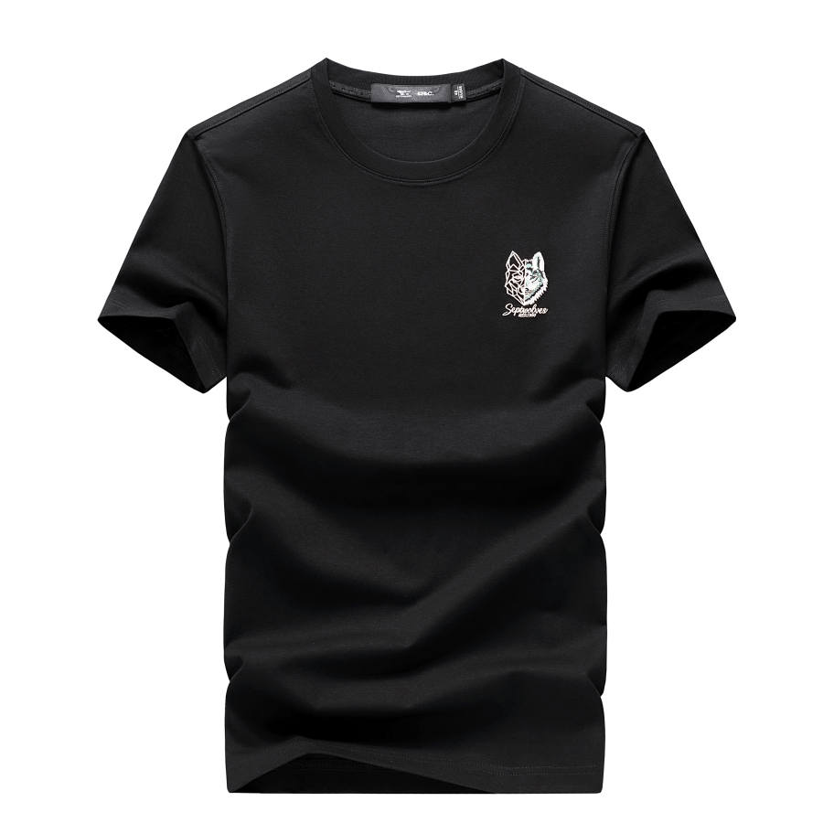 SEPTWOLVES SEPTWOLVES T Shirts Men's Crew Neck Moderate