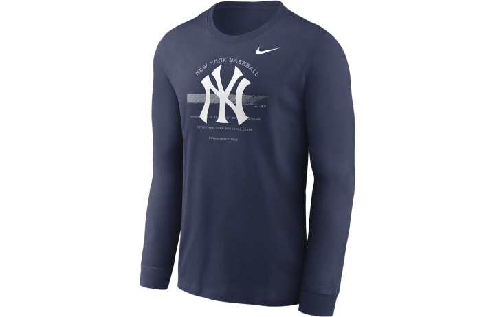 Nike Nike T Shirts Men's Blue Crew Neck Moderate Straight Fit