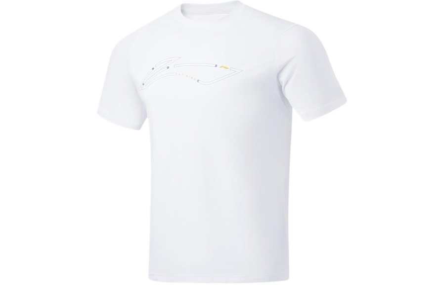 Li-Ning Li Ning Fitness Series T Shirt Men's White