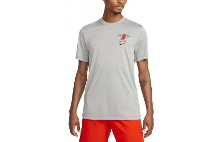Nike Nike Dri FIT T Shirt Men's Silver