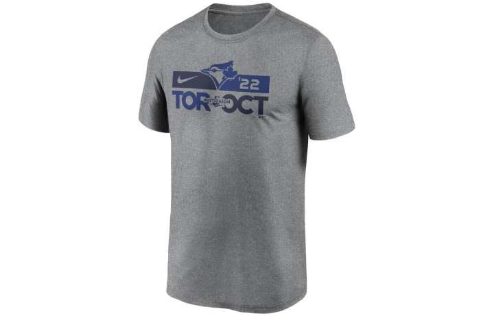 Nike Nike X MLB T Shirts Men's Gray Crew Neck Moderate Straight Fit