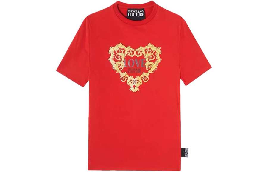 VERSACE JEANS COUTURE T Shirt Men's Red