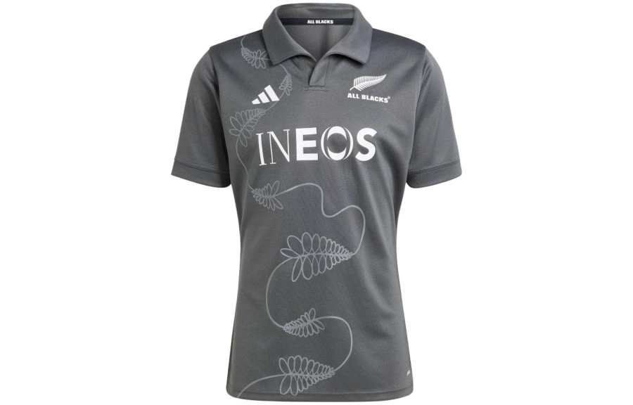 Adidas Adidas T Shirts Men's Gray Polo Collar Moderate Straight Fit