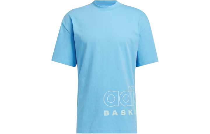 Adidas Adidas Basketball Select Tee T Shirt Men's Blue