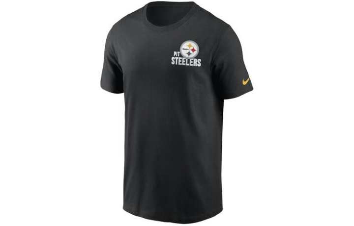 Nike Nike T Shirts Men's Black Crew Neck Moderate Straight Fit