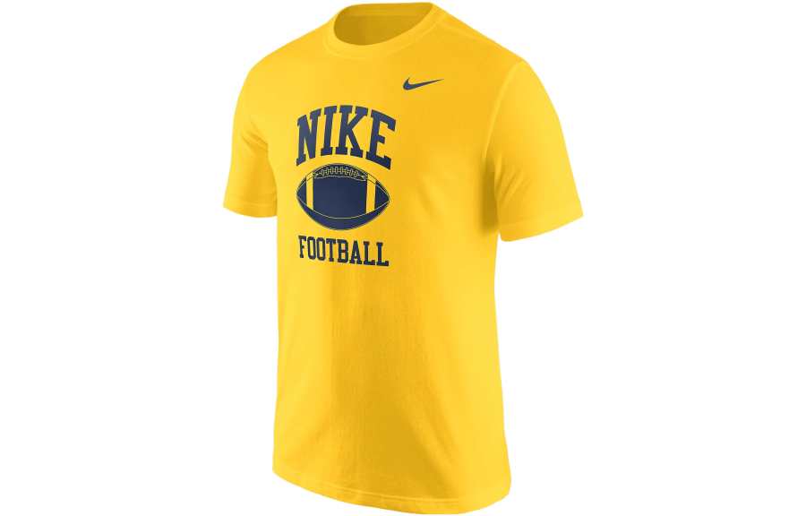 Nike Nike Football T Shirt Men's Yellow