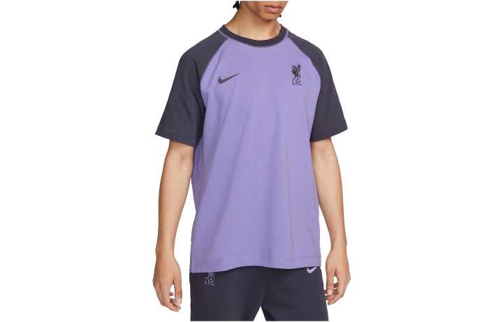 Nike Nike T Shirts Men's Purple Crew Neck Moderate Straight Fit