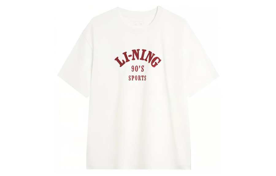 Li-Ning Li Ning Weekend Youth T Shirt Unisex Ivory