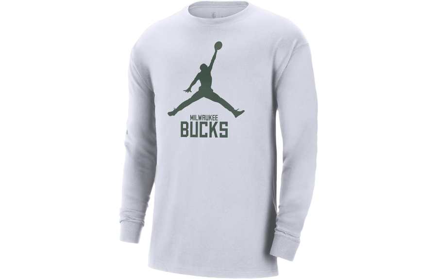 Jordan Jordan Milwaukee Bucks Essential Men's Jordan Nba Long Sleeve T Shirt