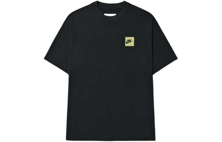 Nike Nike T Shirts Men's Black Crew Neck Moderate Straight Fit