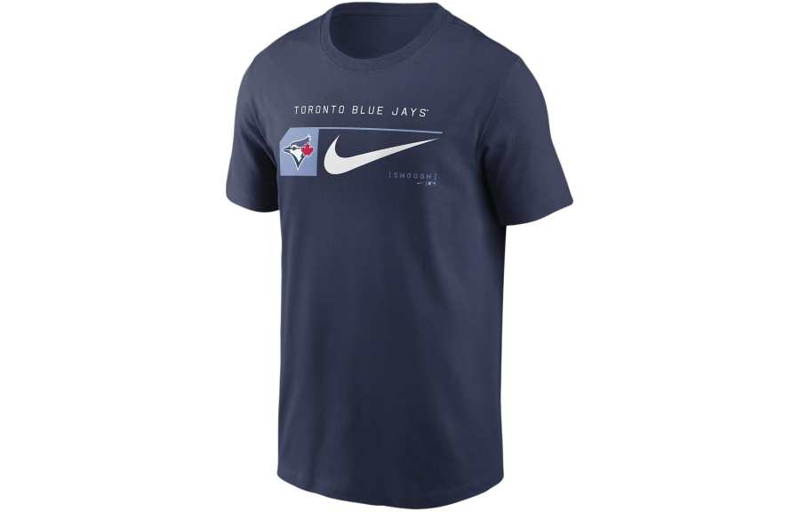 Nike Nike Toronto Blue Jays Team Swoosh Lockup T Shirt Men's Marine Blue