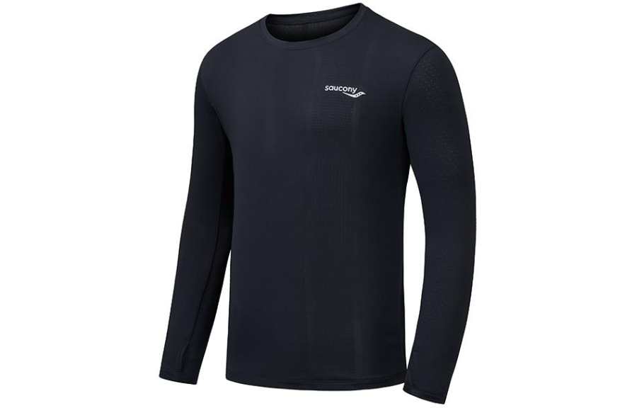 Saucony Running T Shirt Men's Jet Black