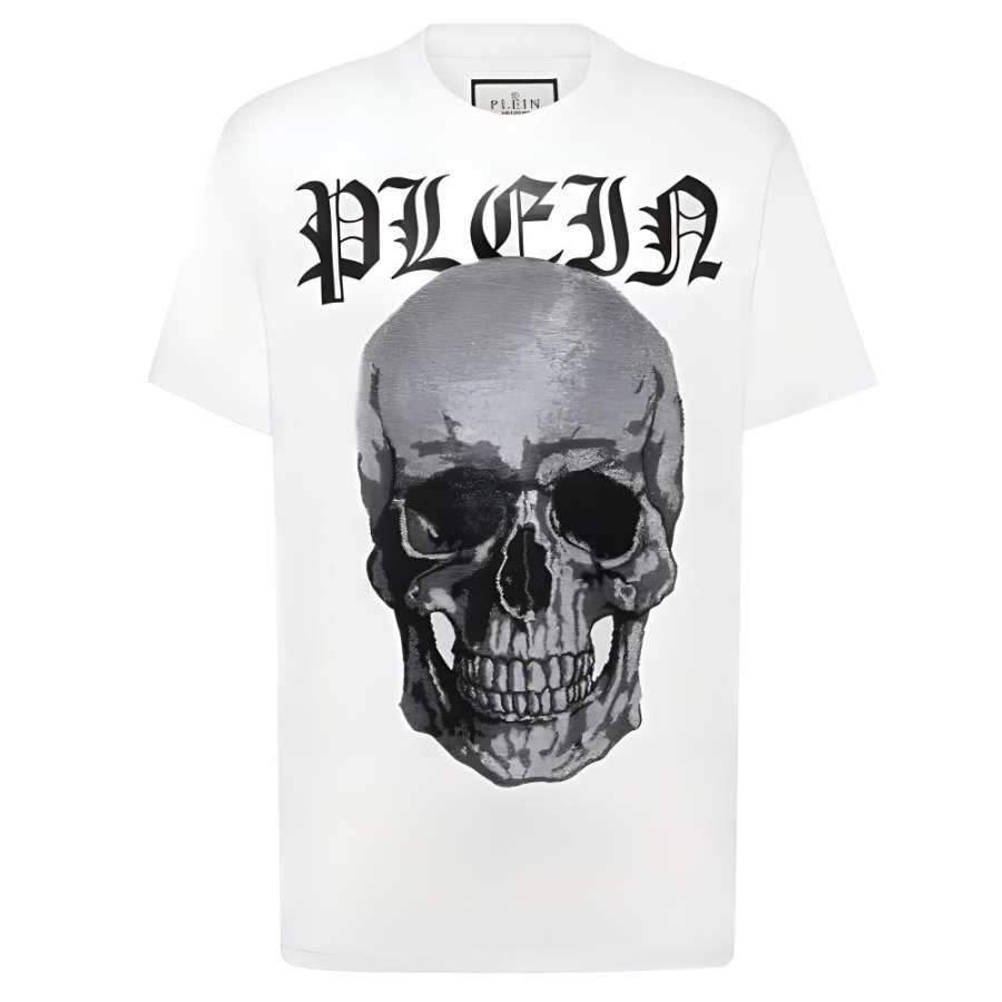 Philipp Plein crystal-embellished cotton T-shirt
