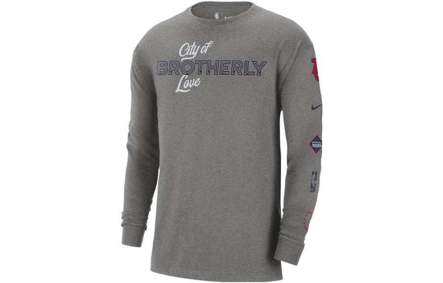 Nike Nike Philadelphia 76ers 2023/24 City Edition Men's Nike Nba Max90 Long Sleeve T Shirt