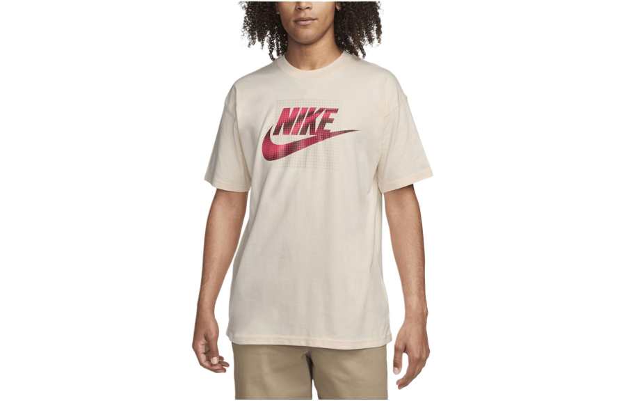 Nike Nike T Shirts Men's Guava Crew Neck Moderate Straight Fit