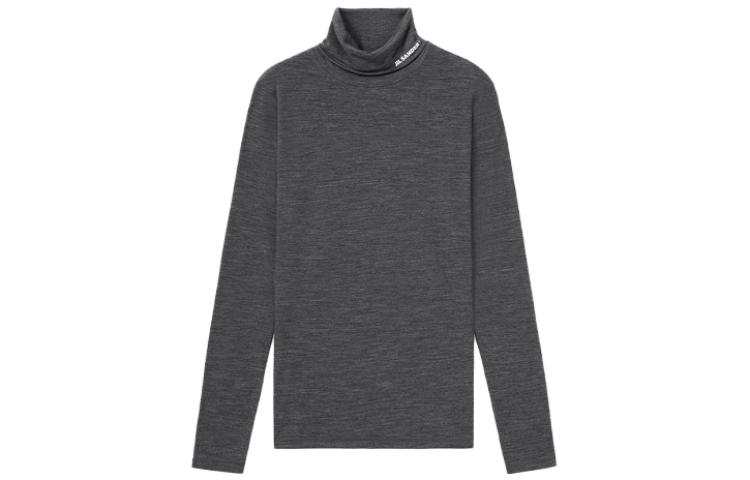 JIL SANDER Logo print Roll neck Jumper