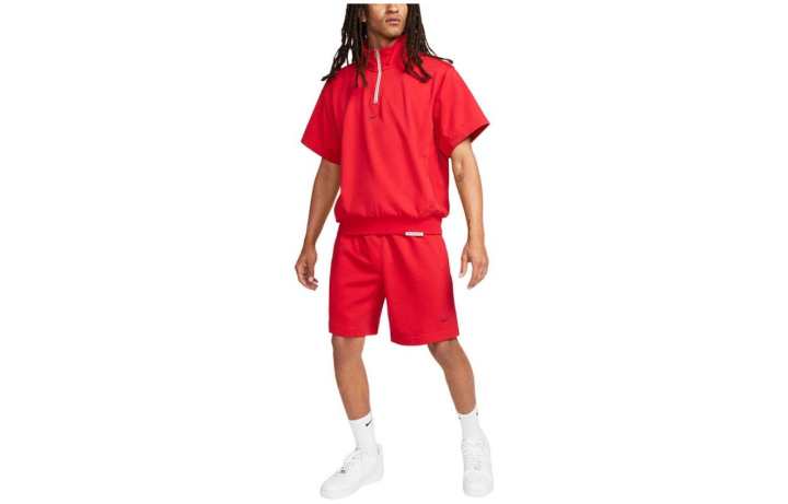 Nike Nike T Shirts Men's Red Turtleneck Moderate