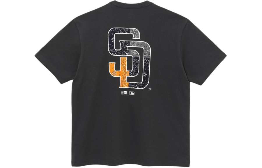 New Era SS24 T Shirt Unisex Black Gray