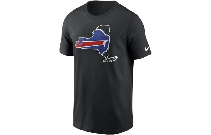 Nike Nike X NFL T Shirts Men's Black Crew Neck Moderate Straight Fit