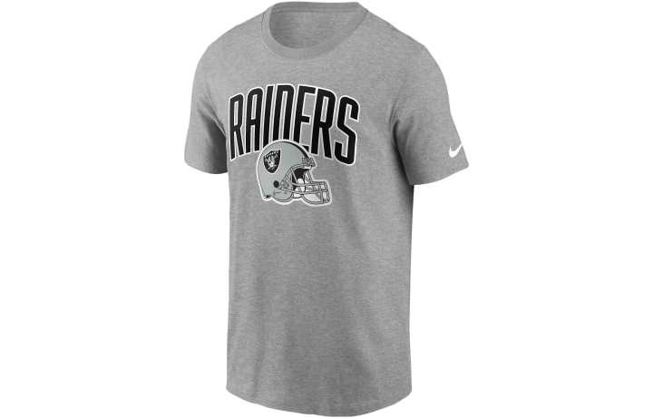 Nike Nike X NFL T Shirts Men's Gray Crew Neck Moderate Straight Fit