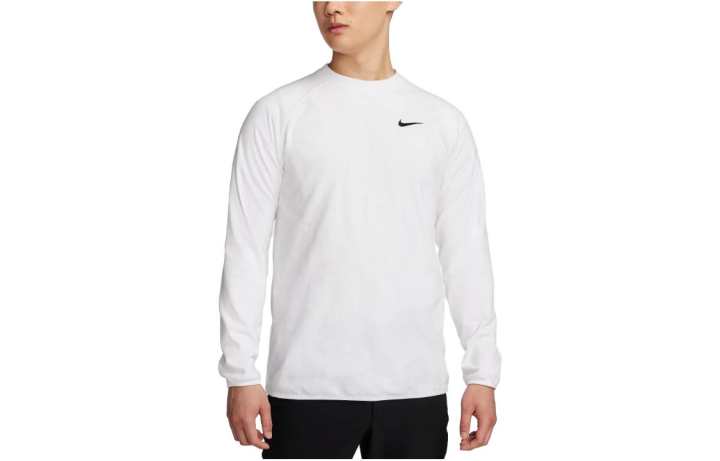 Nike Nike T Shirts Men's White Crew Neck Moderate Straight Fit