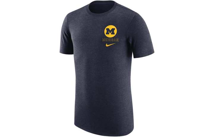 Nike Nike Michigan T Shirt Men's Marine Blue