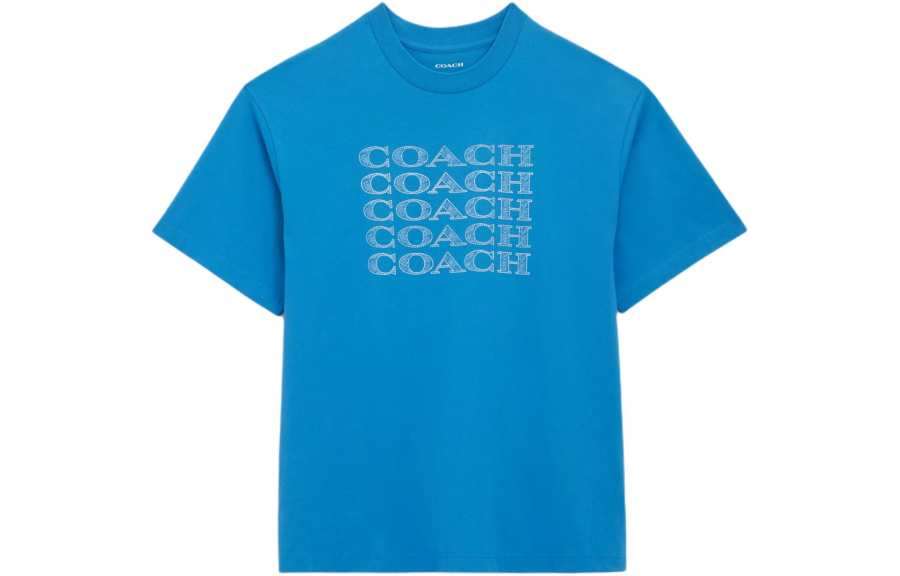 COACH COACH SS24 T Shirt Men's Bright Blue