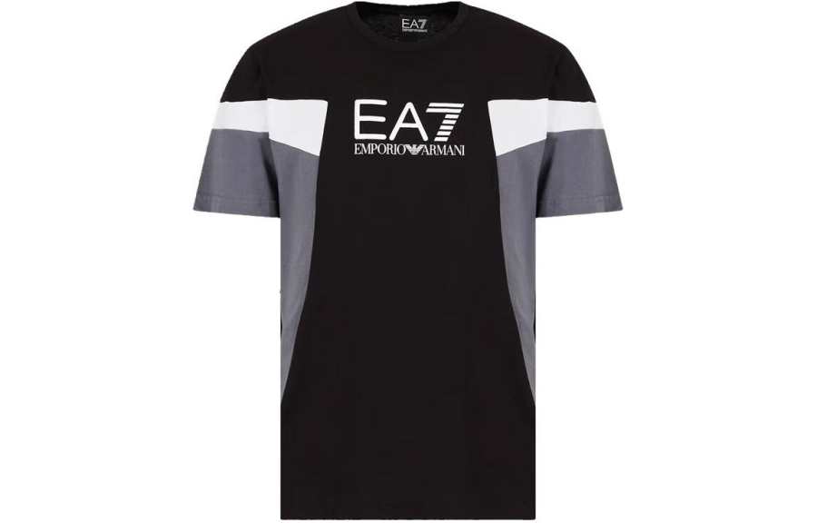 EMPORIO ARMANI EA7 SS24 T Shirt Men's Black