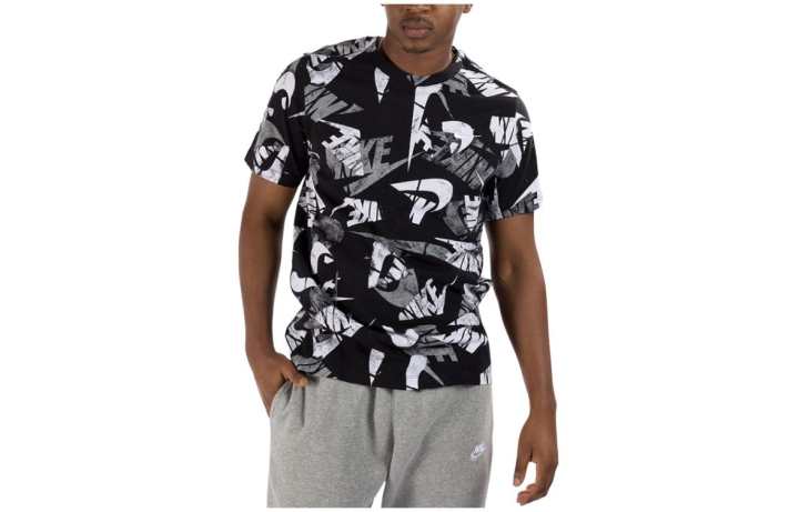 Nike Nike T Shirts Men's Multicolor Crew Neck Moderate Straight Fit