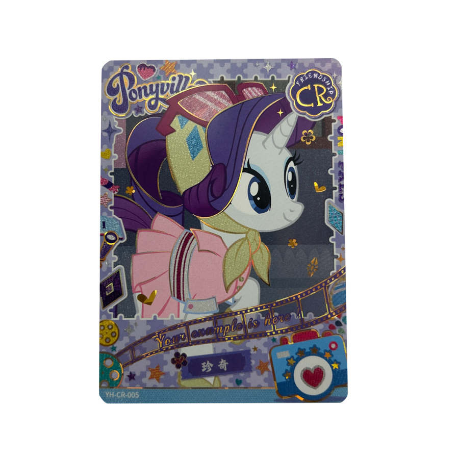 KAYOU My Little Pony Card, Fun Shadow Pack First Edition CR Grade, Rarity CR Card IP / Anime Cards 1 Pc