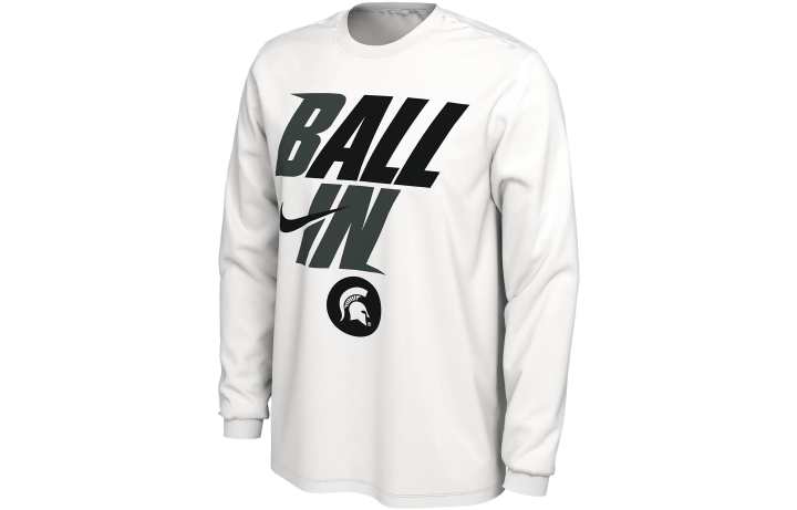 Nike Nike T Shirts Men's White Crew Neck Moderate Straight Fit