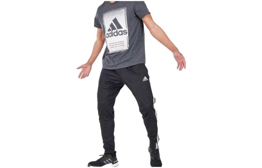 Adidas Adidas T Shirts Men's Navy Blue Crew Neck Moderate Straight Fit