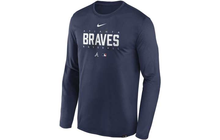 Nike Nike T Shirts Men's Marine Blue Crew Neck Moderate Straight Fit