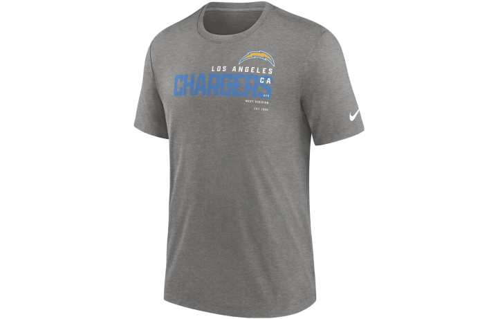 Nike Nike Los Angeles Chargers Overlap Lockup Men's Nike Nfl T-Shirt